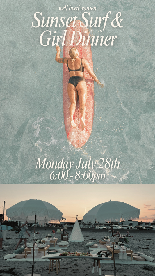 🌊 Surf & Sunset: A Girl Dinner Gathering🏄