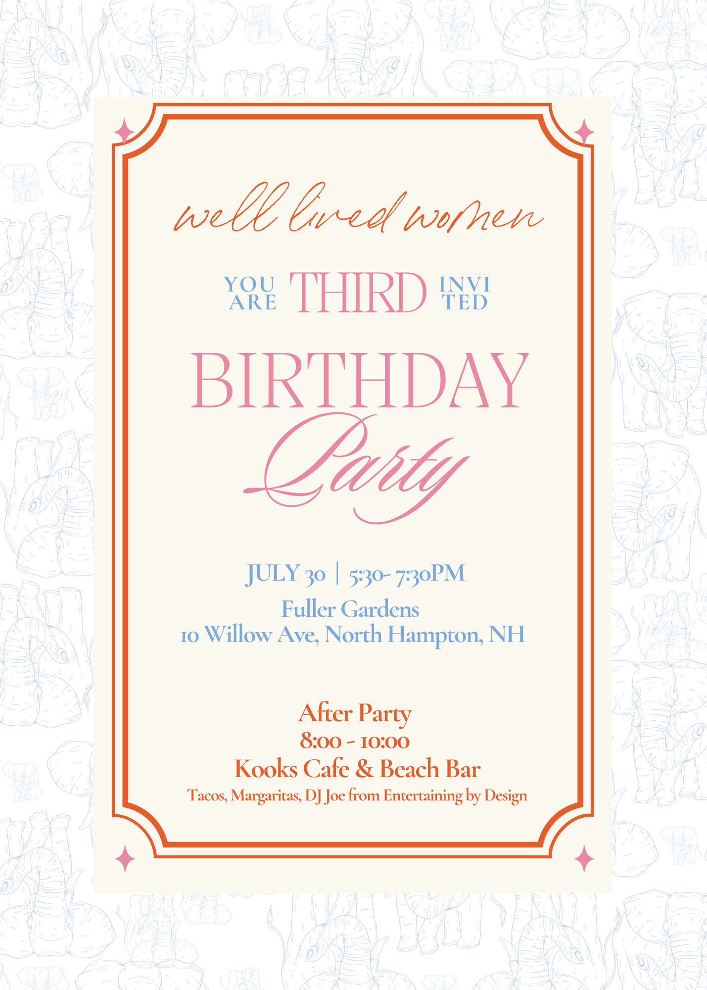 Well Lived Women's 3rd Birthday