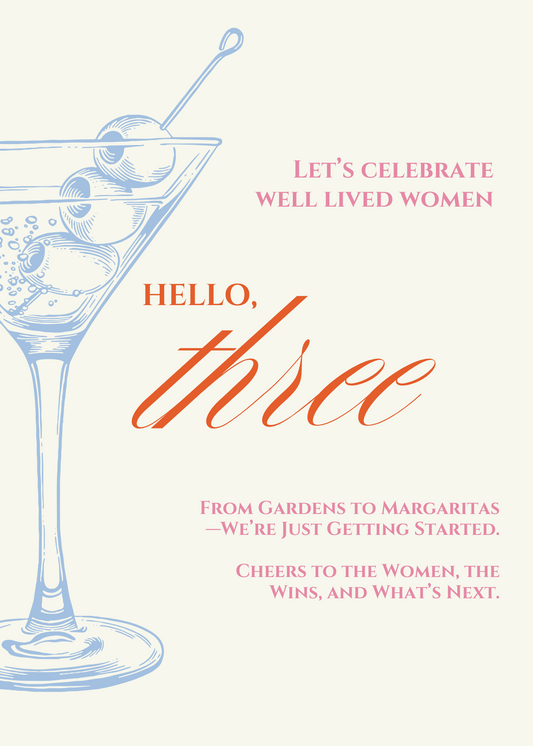 Well Lived Women's 3rd Birthday